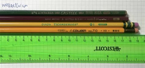 Standard Dimensions Of Pencils at Alice Hager blog
