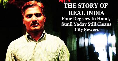 The Story Of Sunil Yadav, The Man With Four Degrees Who Cleans Mumbais ...
