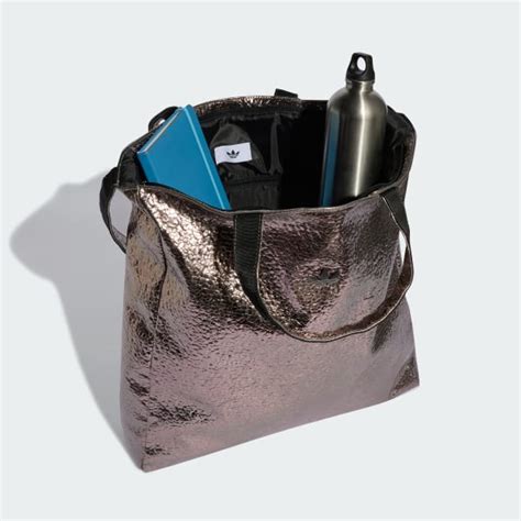 adidas ADICOLOR SHOPPER METAL PU - Grey | Free Shipping with adiClub ...