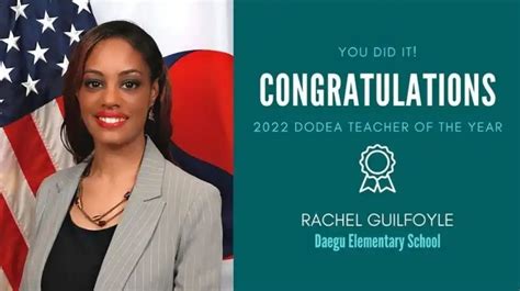 White House recognizes Daegu 2022 DoDEA Teacher of the Year | Article ...