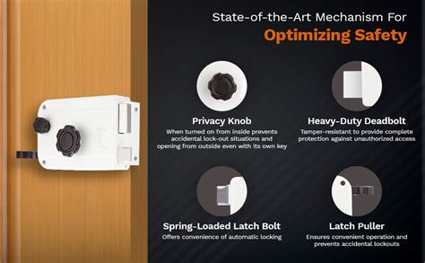 Godrej Rim Lock l 1CK Latchbolt l for Outside Opening Main & Safety ...