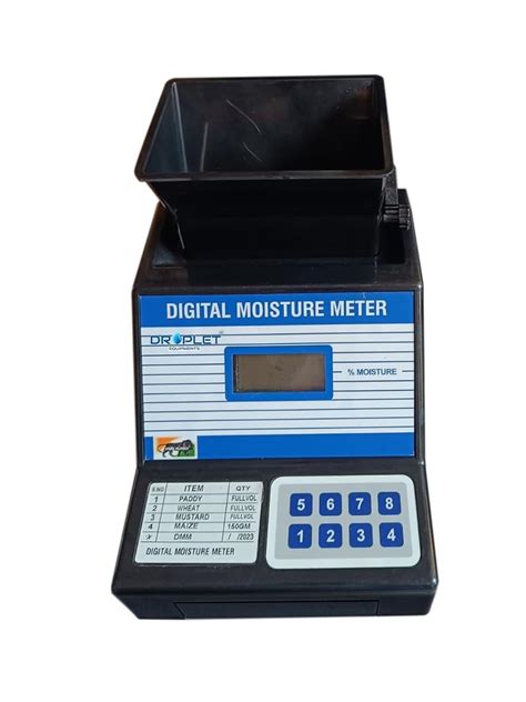 DROPLET Digital Grain Moisture Meter Wheat, Paddy, Rice, Maize (Gehun ...