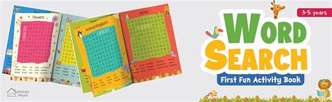 Word Search: First Fun Activity Book for Kids | Beginner Puzzles to ...