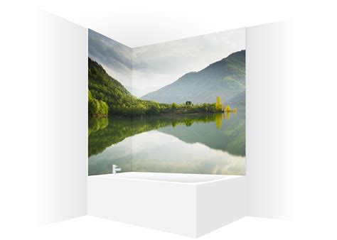 Above bath shower panels — Showerscape