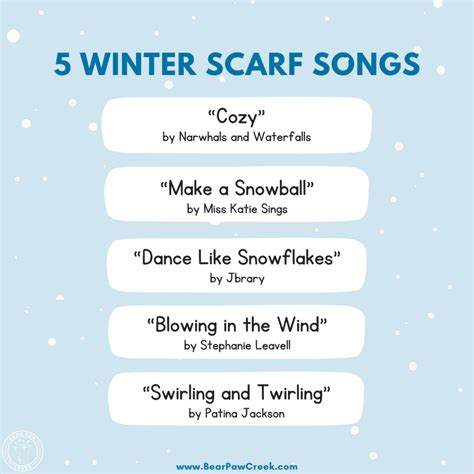 Five Winter Scarf Songs for Music and Movement - Bear Paw Creek