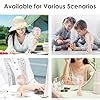 Gesto Portable Fan Rechargeable – USB Charging Hand Fan with 1200mAh ...