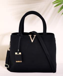 Buy Mark & Keith Women Black Hand-held Bag Black Online @ Best Price in ...