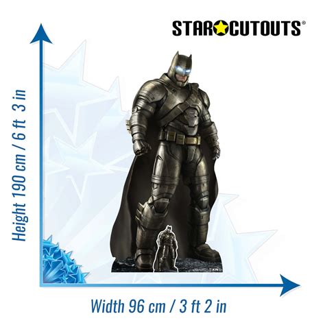 Armoured Batsuit Ben Affleck Batman Cardboard Cutout Height 190cm ...