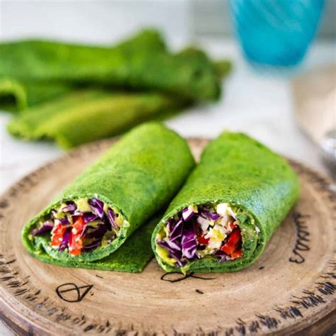 Spinach Egg Wrap