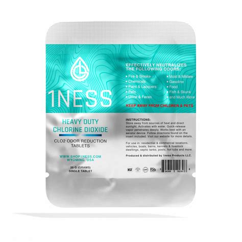 20g Chlorine Dioxide Tablet – Odor & Mold Elimination