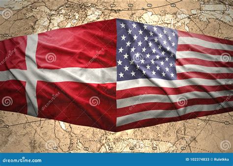 Map Of Denmark And Usa
