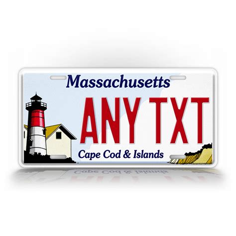 Custom Massachusetts Cape Cod & Islands License Plate – SignsAndTagsOnline