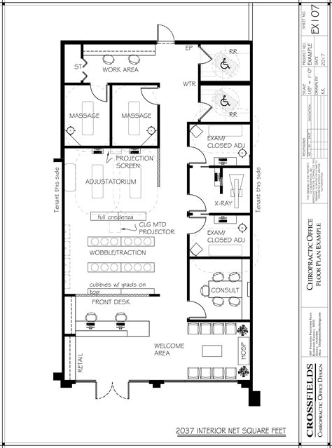 Our Top 15 Floor Plans For Chiropractic Offices | CrossFields | Medical ...