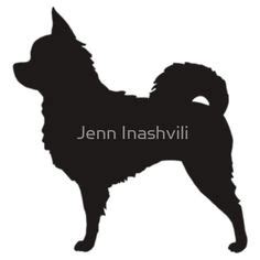 long coat chihuahua silhouette - Google Search | Dog outline, Chihuahua ...