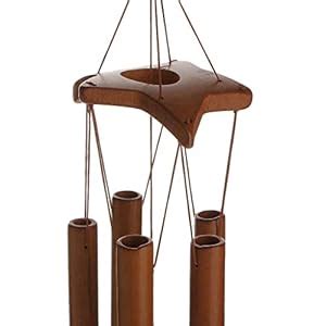 CALANDIS Deep Relaxing 8 Tubes Bamboo Star Chapel Bells Windmill Wind ...