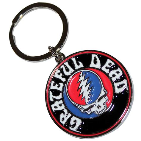 Grateful Dead 'Steal Your Face Logo' Keyring | Eyesore Merch