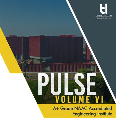PULSE - Vol V : Newsletter for Thapar Institute of Engineering & Technology