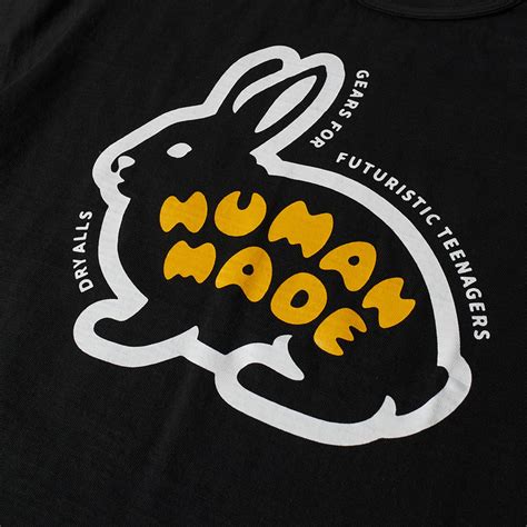 Human Made Rabbit T-Shirt Black | END. (GB)