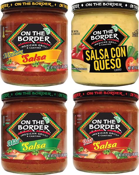 Amazon.com: ON THE BORDER Original Medium Salsa, 1 Pound (Pack of 8)
