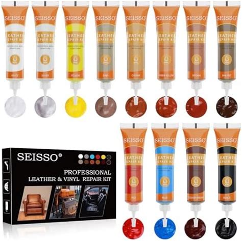 Leather and Vinyl Repair Kit for Couches Sofa Furniture Car or Boat ...