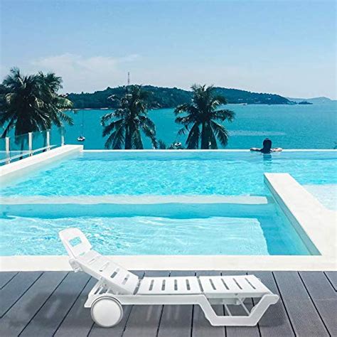 ITALICA Furniture 8103 Luxury Plastic Sun-Lounger - Poolside Lounger ...