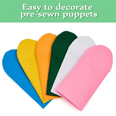 Tacobear Kids Craft and Art Aupplies Hand Puppet Making Kit Felt Sock ...