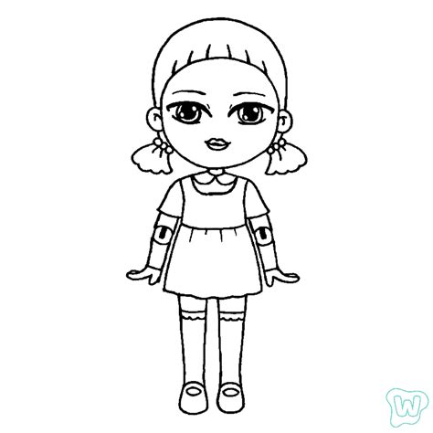 47 Squid Game Coloring Pages - Free PDF to Print