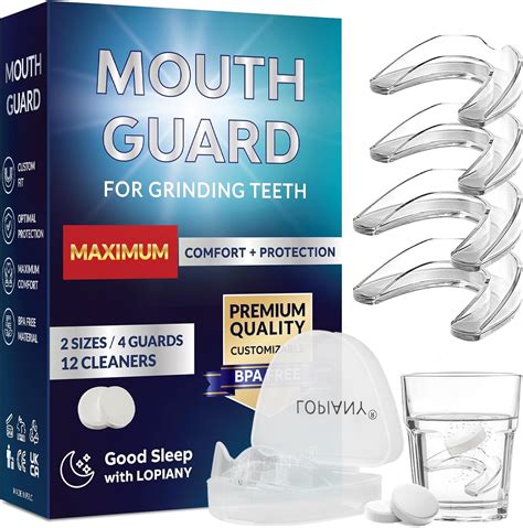 Mouth Guard for Grinding Teeth, Night Guard for Grinding Teeth, Mouth Guard, Night Guard with 12 ... - night guard for grinding