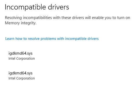 Image result for Core Isolation Not Available