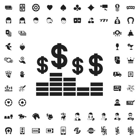 Münz-Ikonen-Illustration isolierter Vektorzeichen-Symbol | Premium Vektor