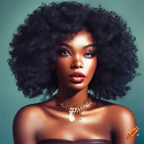 Stylish black woman's hair