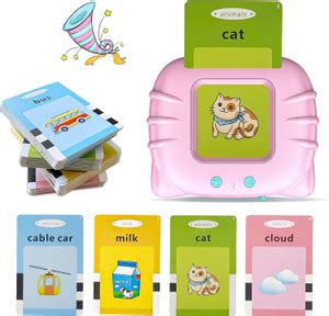 VAVSU Toddler Talking Flash Cards, Toddler Toys 2 to 6 Year Boy Girls ...