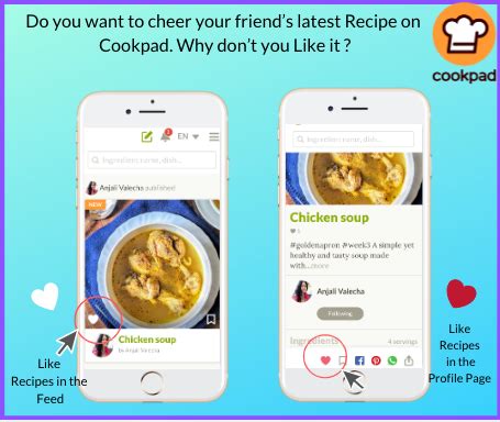 Do you want to Cheer your friend’s Latest Recipe on Cookpad. Why don’t ...