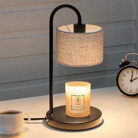 FINCMY Candle Warmer Lamp with Timer, Dimmable Candle Wax Warmer ...