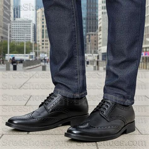 Formal Brogue Pure Leather Shoes For Men – Sree Shoes