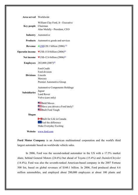 Automobile industry project report | DOC