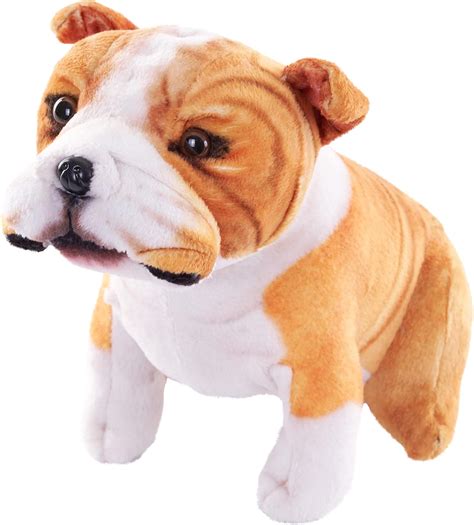 Amazon.com: Wild Republic Rescue Dog, Bulldog, Stuffed Animal, with ...