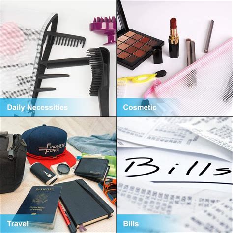 Buy JARLINK 20 Pack Zipper Mesh Document Pouch, Letter Size/A4 Size ...