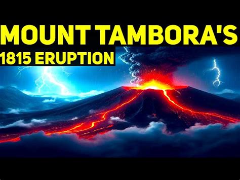 Image result for Mount Tambora Explode