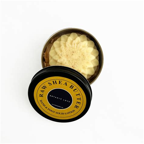 Raw Shea Butter Solid Lotion – Botanic Love India