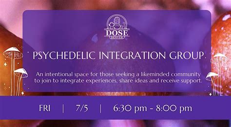 Dose Denver Presents: Psychedelic Integration Group, Plant Magic Cafe ...