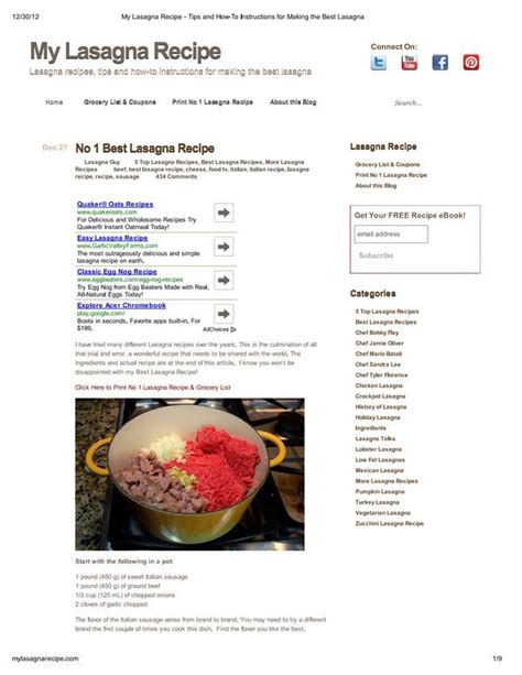 Dropbox   My Lasagna Recipe   Tips pdf   Lasagna recipe  