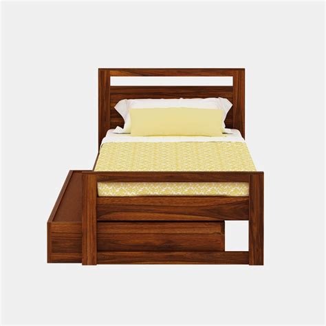 RIO Solid Sheesham Wood Trundle Bed With Storage – Ganpati Arts