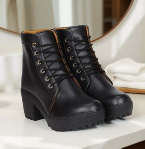 TOSHINA SHOES KING Block Heels Casual Boots For Women - Buy TOSHINA ...