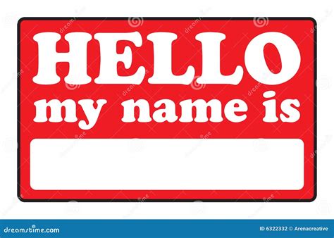 Name Tag Set Vector Illustration | CartoonDealer.com #21627700