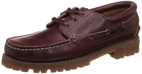 Buy Woodland Men's Bordo Leather Boat Shoes - 9 UK/India (43 EU) at ...