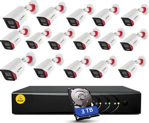 Qidots 16 Channel Kit 8MP IPCamera Full Set ColourVu DualMode 32CH NVR ...