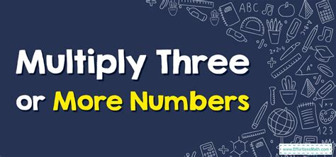 Image result for Multiply Three Numbers