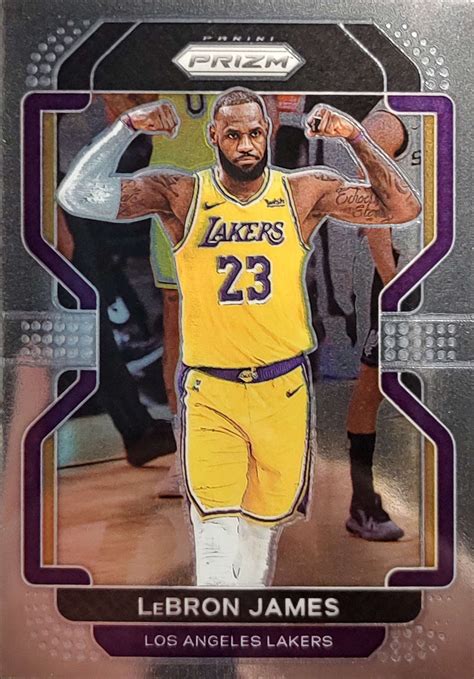 NBA 2021-22 Panini Prizm Lebron James Trading Card #91 - Walmart.com