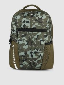 Fastrack Men Camouflage Backpack 30 L Laptop Backpack Green - Price in ...